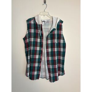 VTG Plaid Cotton Vest